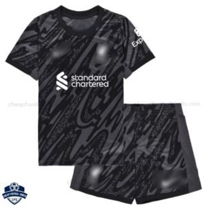 Liverpool Goalkeeper Kids Football Kit 24/25 - Front View