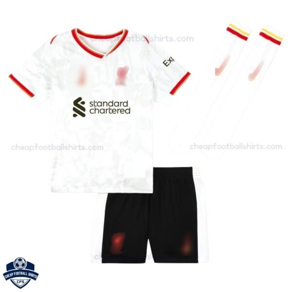 Liverpool Third Kids Football Kit 24/25 - Front View