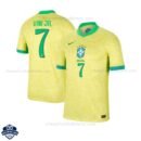 Brazil Home Men Football Shirt 24/25 VINI JR 7