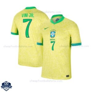 Brazil Home Men Football Shirt 24/25 VINI JR 7