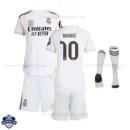 Real Madrid Home Kids Football Kit 25/26 MODRIC 10
