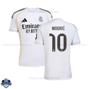 Real Madrid Home Men Football Shirt 25/26 MODRIC 10