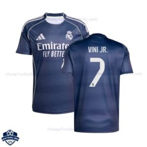 Real Madrid Away Men Football Shirt 25/26 VINI JR 7
