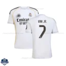 Real Madrid Home Men Football Shirt 25/26 VINI JR. 7 - Back View