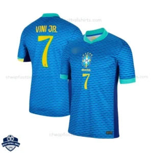 Brazil Away Men Football Shirt 24/25 VINI JR 7