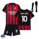 AC Milan RAFA LEAO 10 Home Kids Cheap Football Kit 2025/26 - Overview