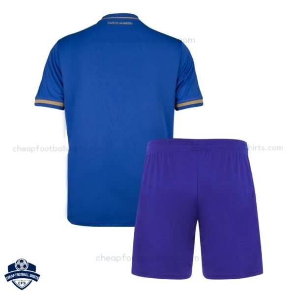 AS Monaco Away Kids Football Kit 25/26 - Back View