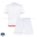 AS Monaco Home Kids Cheap Football Kit 2025/26 - Back View