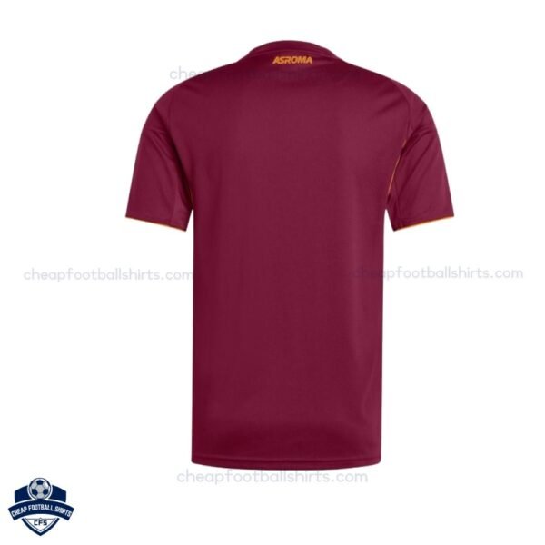 AS Roma Home Cheap Football Shirts 2025/26 - Back View