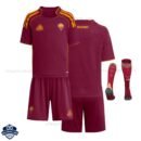 AS Roma Home Kids Football Kit 25/26 with socks
