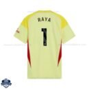 Arsenal Goalkeeper Men Football Shirt 2526 RAYA 1 - Back View