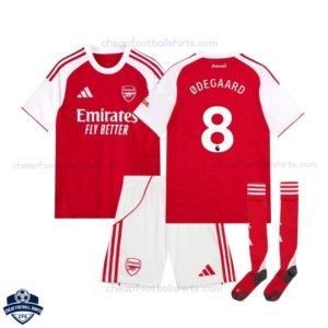Arsenal Home Kids Football Kit 25/26 ØDEGAARD 8