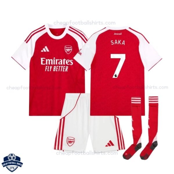 Arsenal Home Kids Football Kit 25/26 SAKA 7