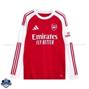 Arsenal Home Long Sleeve Football Shirt 25/26