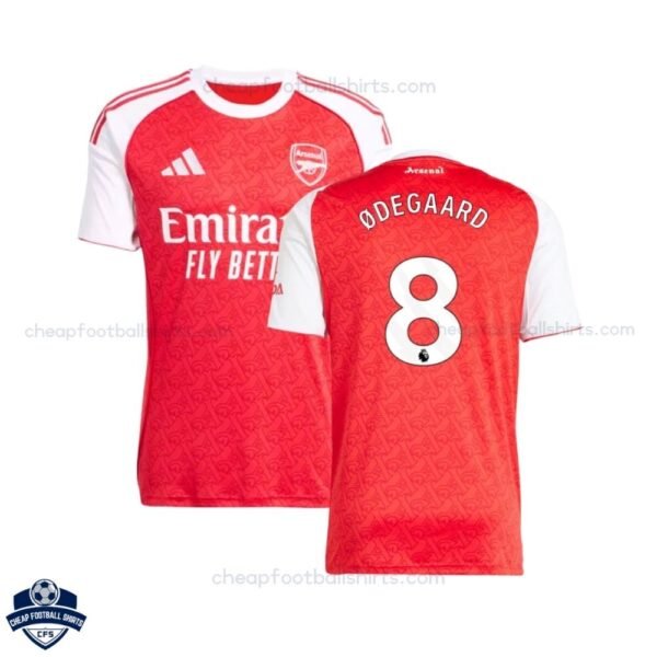 Arsenal Home Men Football Shirt 25/26 ØDEGAARD 8
