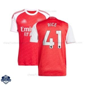 Arsenal Home Men Football Shirt 25/26 RICE 41