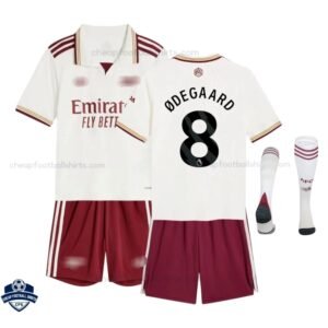Arsenal Third Kids Football Kit 25/26 ØDEGAARD 8 with socks - Overview