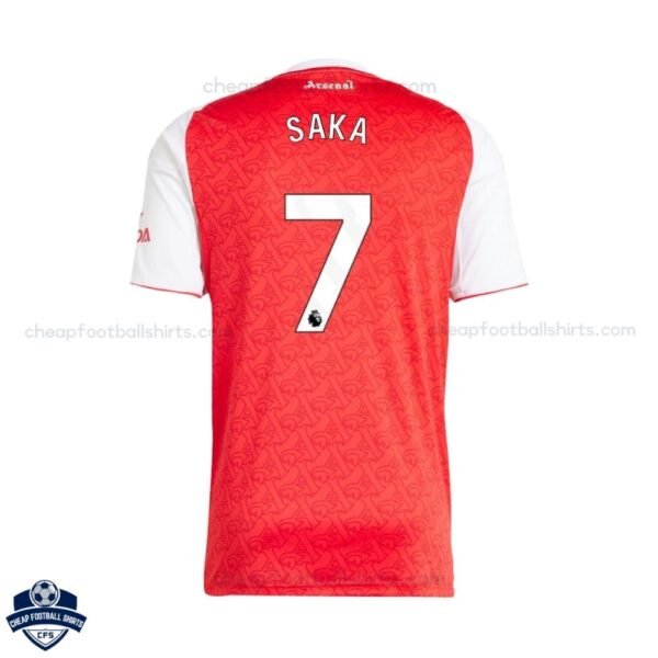 Arsenal SAKA 7 Home Men Football Shirt 25/26 - Back View