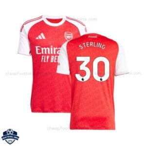 Arsenal STERLING 30 Home Men Football Shirt 25/26
