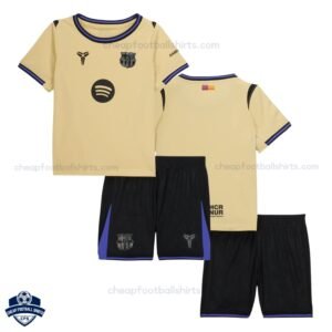 Barcelona Away Kids Cheap Football Kit 2025/26_Overview