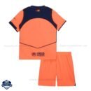 Barcelona Third Kids Football Kit 25/26 - Back View
