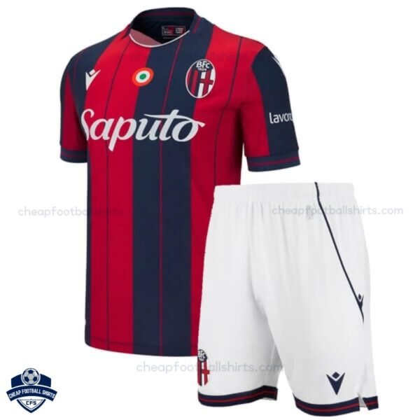 Bologna Home Kids Cheap Football Kit 2025/26 - Overview