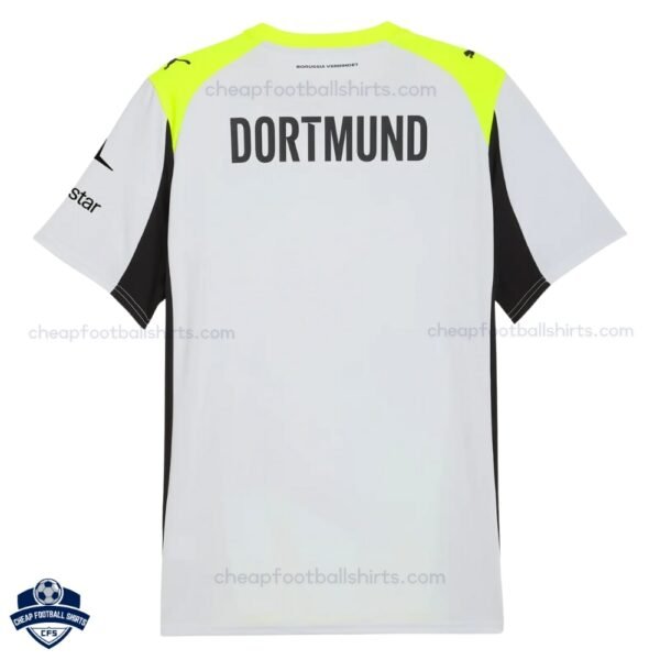 Dortmund Away Men Football Shirt 25/26 - Back View