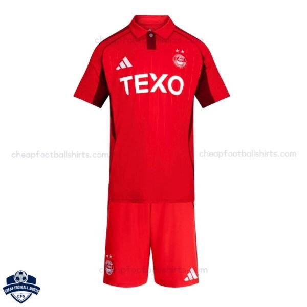 Aberdeen Home Kids Football Kit 25/26 - Front View