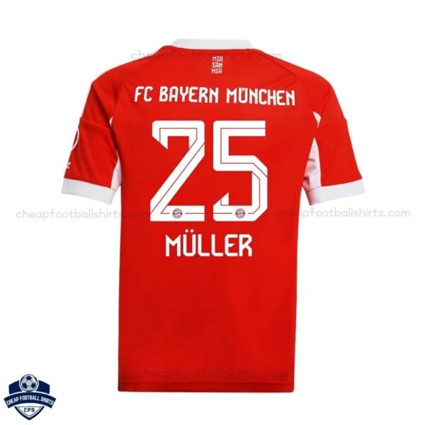 Bayern Munich MÜLLER 25 Home Cheap Football Shirts 2025/26 - Image 2