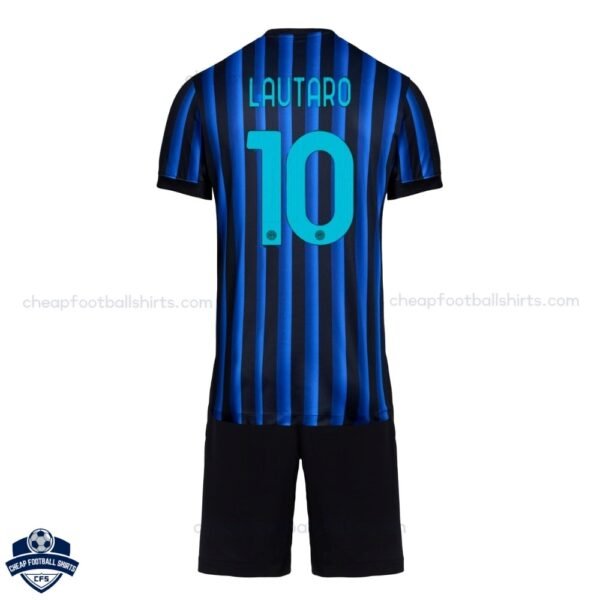 Inter Milan LAUTARO 10 Home Kids Cheap Football Kit 2025/26 - Image 2