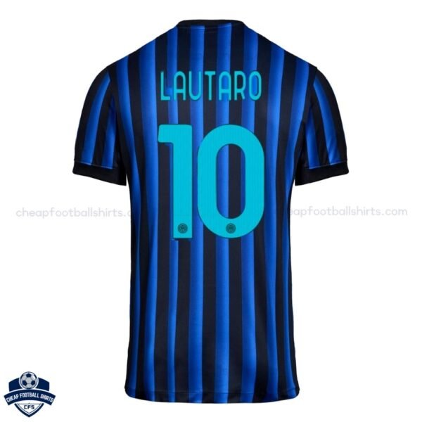 Inter Milan Home Cheap Football Shirts 2025/26 LAUTARO 10 - Back View