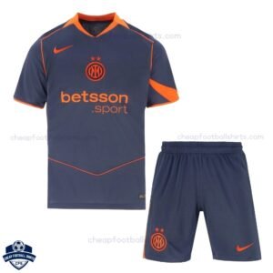 Inter Milan Third Kids Football Kit 25/26 - Front view