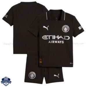 Manchester City Away Kids Football Kit 25/26