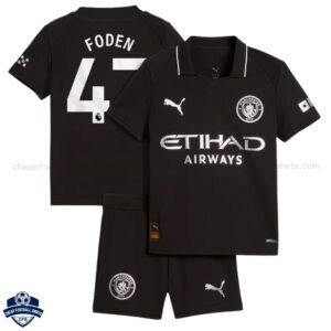 Manchester City Away Kids Football Kit 25/26 FODEN 47