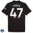 Manchester City Away Men Football Shirt 25/26 FODEN 47 - Back View