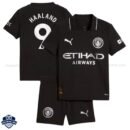 Manchester City Away Kids Football Kit 25/26 HAALAND 9