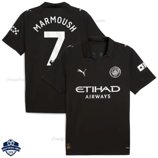 Manchester City Away Men Football Shirt 25/26 MARMOUSH 7