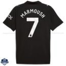 Manchester City Away Men Football Shirt 25/26 MARMOUSH 7 - Back View