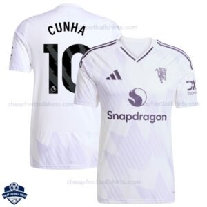 Manchester United Away Men Football Shirt 25/26 CUNHA 10
