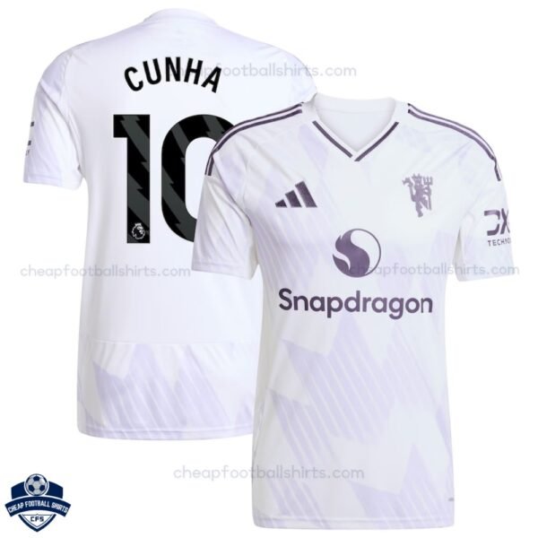 Manchester United Away Men Football Shirt 25/26 M.CUNHA 10