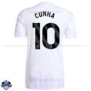 Manchester United M.CUNHA 10 Away Cheap Football Shirts 2025/26