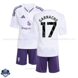 Manchester United Away Kids Football Kit 25/26 GARNACHO 17