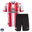 Southampton Home Kids Football Kit 25/26 - Front View