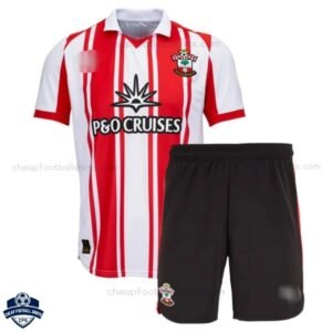 Southampton Home Kids Football Kit 25/26 - Front View
