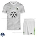 VfL Wolfsburg Away Kids Football Kit 25/26 - Front view