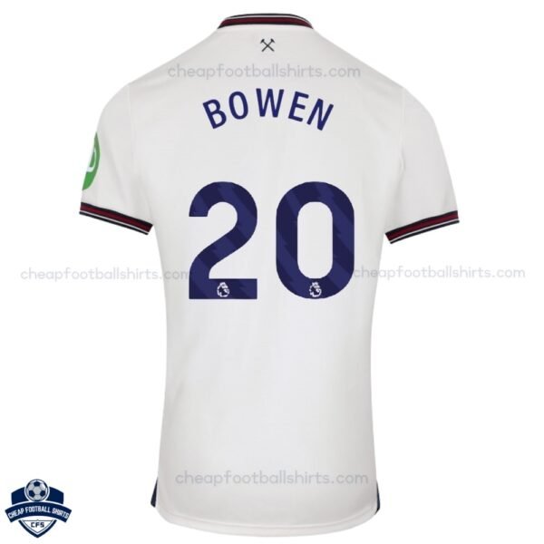 West Ham United BOWEN 20 Away Men Shirt 25/26 - Back View