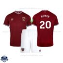 West Ham United Home Kids Football Kit 25/26 BOWEN 20