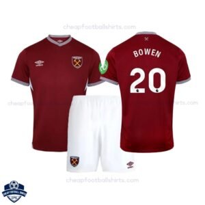West Ham United Home Kids Football Kit 25/26 BOWEN 20