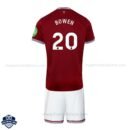 West Ham United BOWEN 20 Home Kids Cheap Football Kit 2025/26