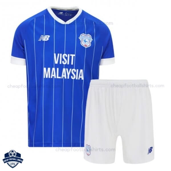 Cardiff City Home Kids Cheap Football Kit 2025/26 - Overview